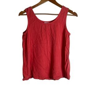 Click colour me cotton pink tank top.‎ Size small